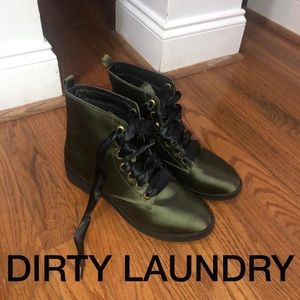 Dirty Laundry Women's Size 8 Satin Stefan Olive G
